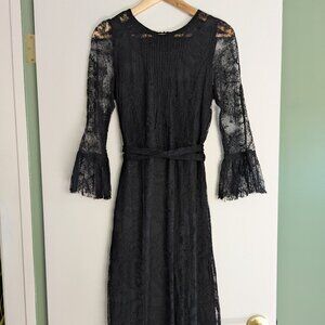 JUST IN CASE  Niche European brand from Belgium Size XS Black Lace Goth